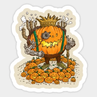 The Steampunk Pumpking Sticker